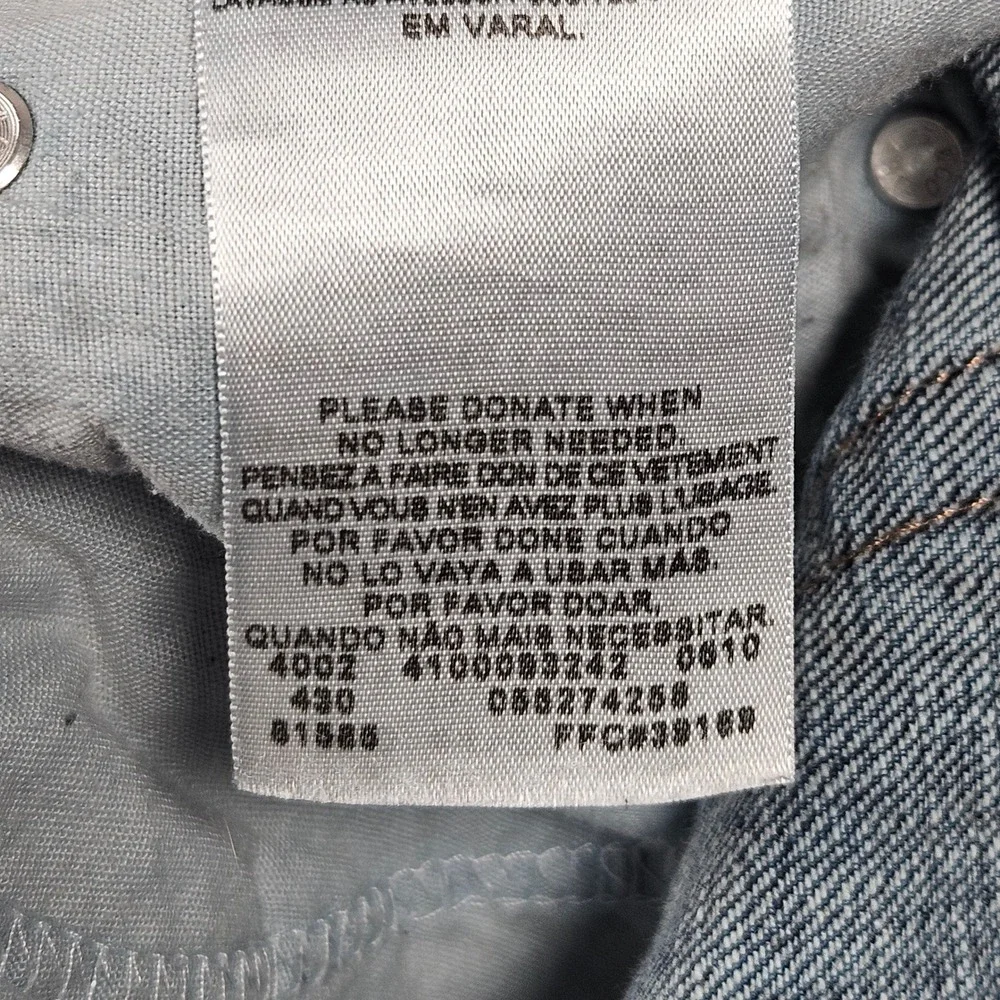 Levi's 527 Bootcut Jeans Mens 36x32 (Actual 38x32) Blue Slim Fit Denim Low Rise